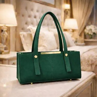 Women's Leather Plain Shoulder Bag