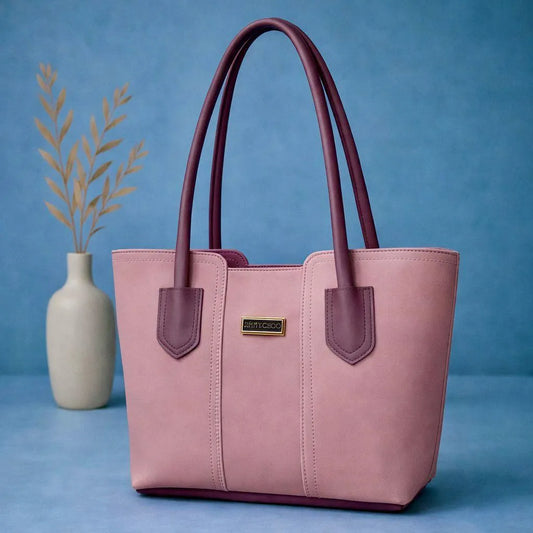 Women's Leather Plain Shoulder Bag