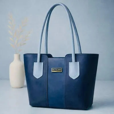 Women's Leather Plain Shoulder Bag
