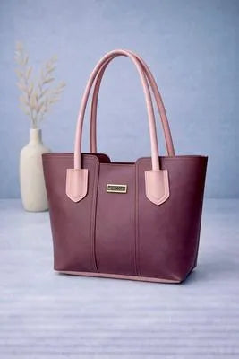 Women's Leather Plain Shoulder Bag