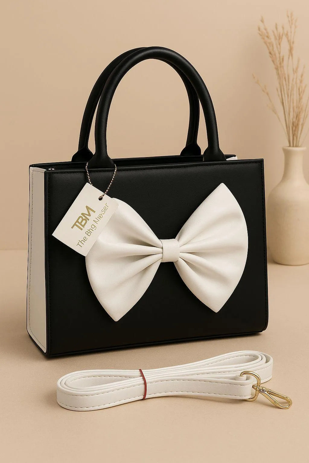 Women's Leather Plain Shoulder Bag