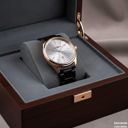 MHL-  Round Analog Men's Watch