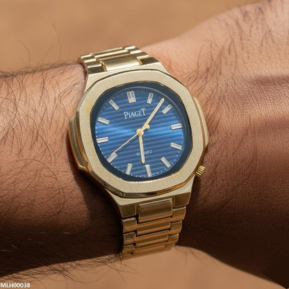 MHL- Octagon Bluish Dial Unisex Watch -