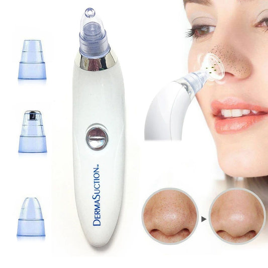 Cell Operated Blackhead Removal Machine Derma Suction 4 in 1 Black Head Remover Machine Cell Operated Blackhead Removal Machine Derma Suction 4 in 1 Black Head Remover Machine