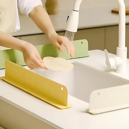 Kitchen Sink Water Splash Guard Silicone Sink Anti Splash
