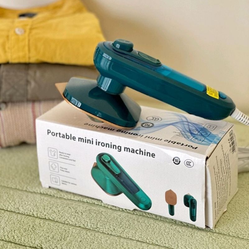 Portable Mini Steam Iron | Handheld Garment Steamer Wrinkle Remover Travel-Friendly Quick wrinkle removal anywhere