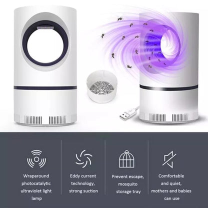 Portable USB Mosquito Killer Lamp | Safe, Silent & Chemical-Free Insect Trap for Home & Travel Smart Mosquito Killer