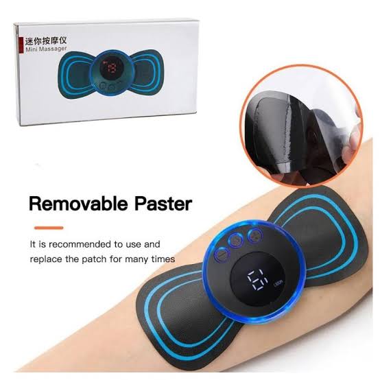 EMS Butterfly Portable Neck Massager | Mini Full-Body Muscle Relaxer Smart Neck Massager