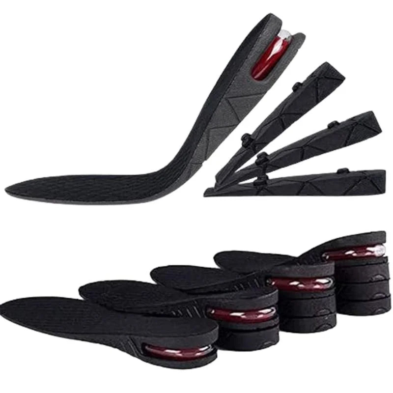 4 Layer Height Increase Insoles – Adjustable 3 cm to 9 cm | Soft, Comfortable & Shock-Absorbing | Elevator Shoe Inserts for Men & Women 4 Layer Height Increase Insoles