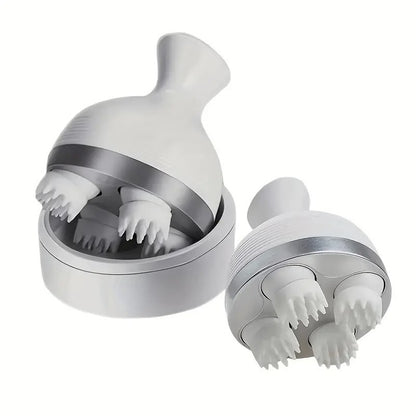 Electric Scalp Massager with 4 Clusters | Rechargeable & Full-Body Relaxation Relieves stress, fatigue, hair loss