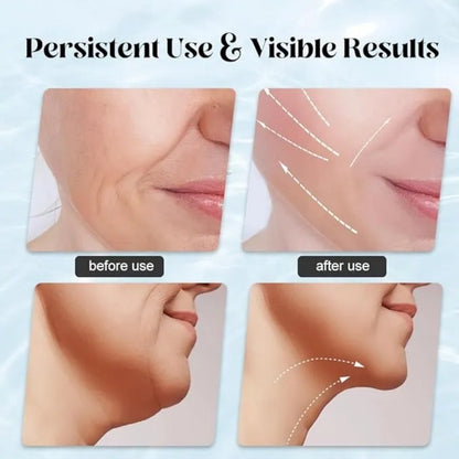 3-in-1 Rechargeable Face & Neck Massager | Red Light Therapy & Microcurrent Anti-Wrinkle Device Lift, tone, rejuvenate skin