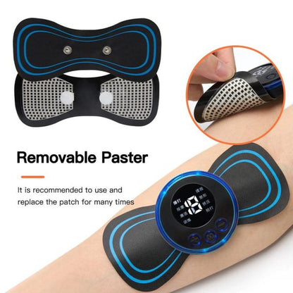 EMS Butterfly Portable Neck Massager | Mini Full-Body Muscle Relaxer Smart Neck Massager