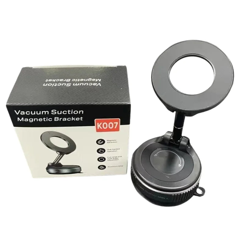 Foldable Magnetic Car Phone Holder | 360° Rotating Suction Mount, Universal Universal foldable phone holder