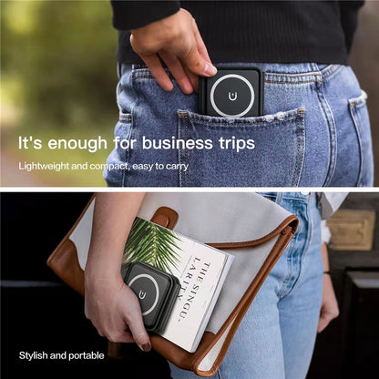 3-in-1 Foldable Magnetic Wireless Charger 15W Charging Station for iPhone Apple Watch and AirPods Foldable 3-in-1 wireless charger