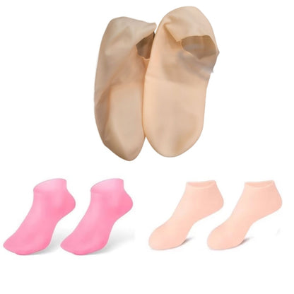 Silicone Jelly Socks | Ultra-Moisturizing Gel Foot Care & Spa Therapy | Without Box Hydrating Gel Socks for Soft & Smooth Feet