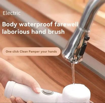 5-in-1 Rechargeable Magic Brush | Handheld Electric Scrubber | 360° Rotating with 3 Replaceable Multipurpose Brush Heads Multipurpose Magic Brush