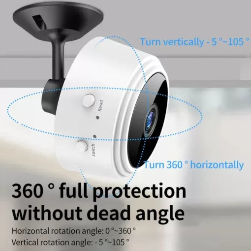 A9 1080P HD Magnetic WiFi Mini Camera | Wireless Security Camera with Night Vision & HDSF App Support Smart Wifi Cam