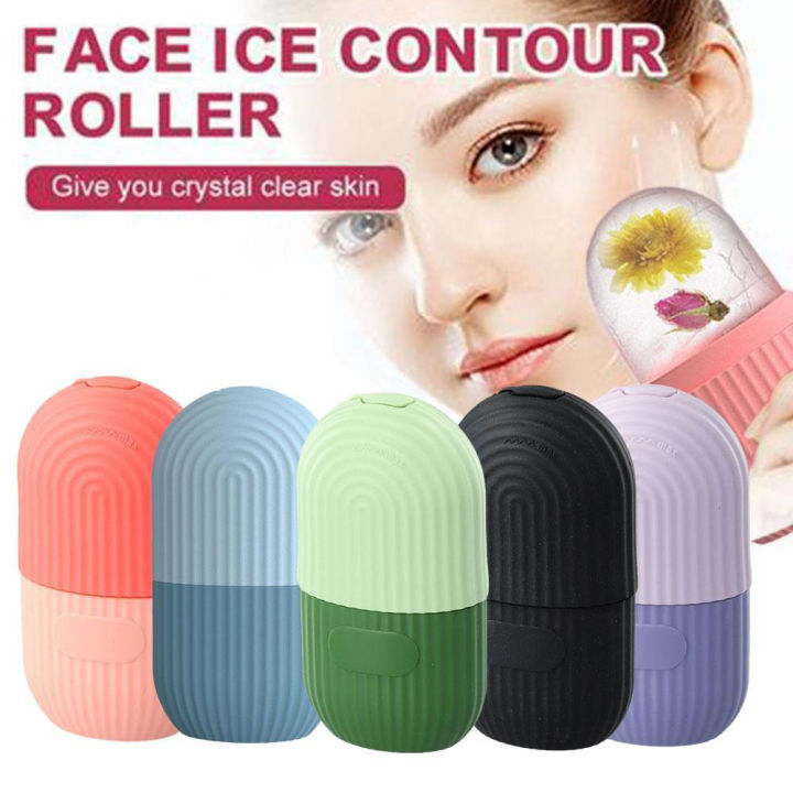 Reusable Facial Ice Roller for Face & Body | Shrinks Pores, Soothes Skin & Enhances Glow | Random Color Smart Ice Roller