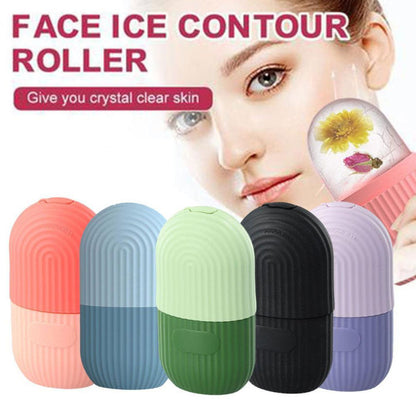 Reusable Facial Ice Roller for Face & Body | Shrinks Pores, Soothes Skin & Enhances Glow | Random Color Smart Ice Roller