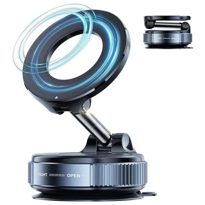 Foldable Magnetic Car Phone Holder | 360° Rotating Suction Mount, Universal Universal foldable phone holder